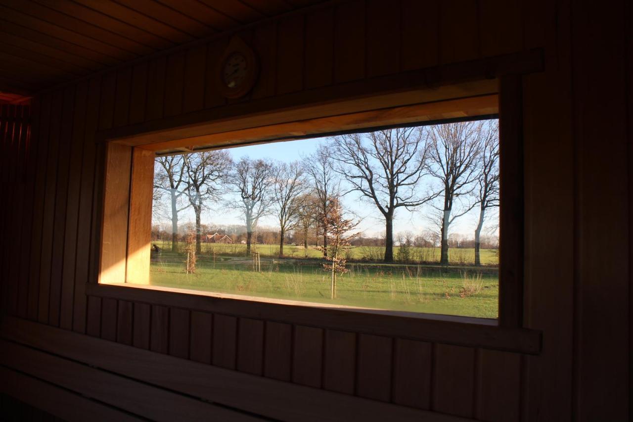 B&B Pipowagen "Het Wellnesst" Op Wellness Camping En B&B Stoltenborg Meddo Екстер'єр фото