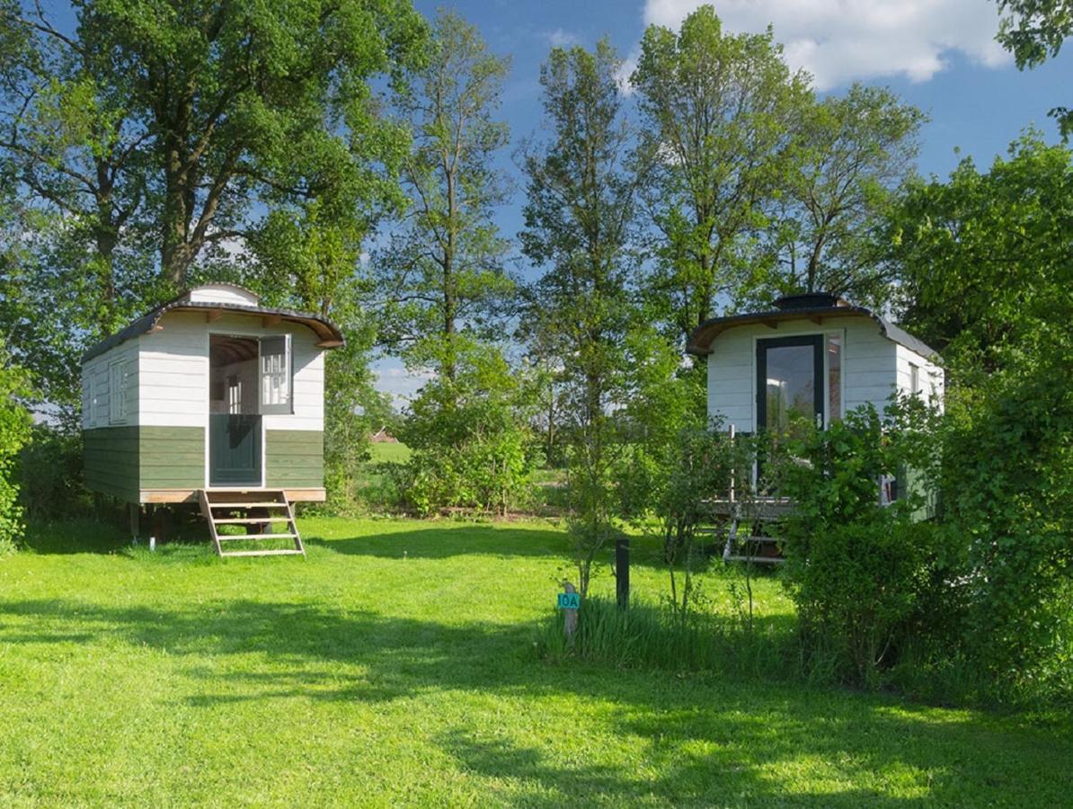B&B Pipowagen "Het Wellnesst" Op Wellness Camping En B&B Stoltenborg Meddo Екстер'єр фото