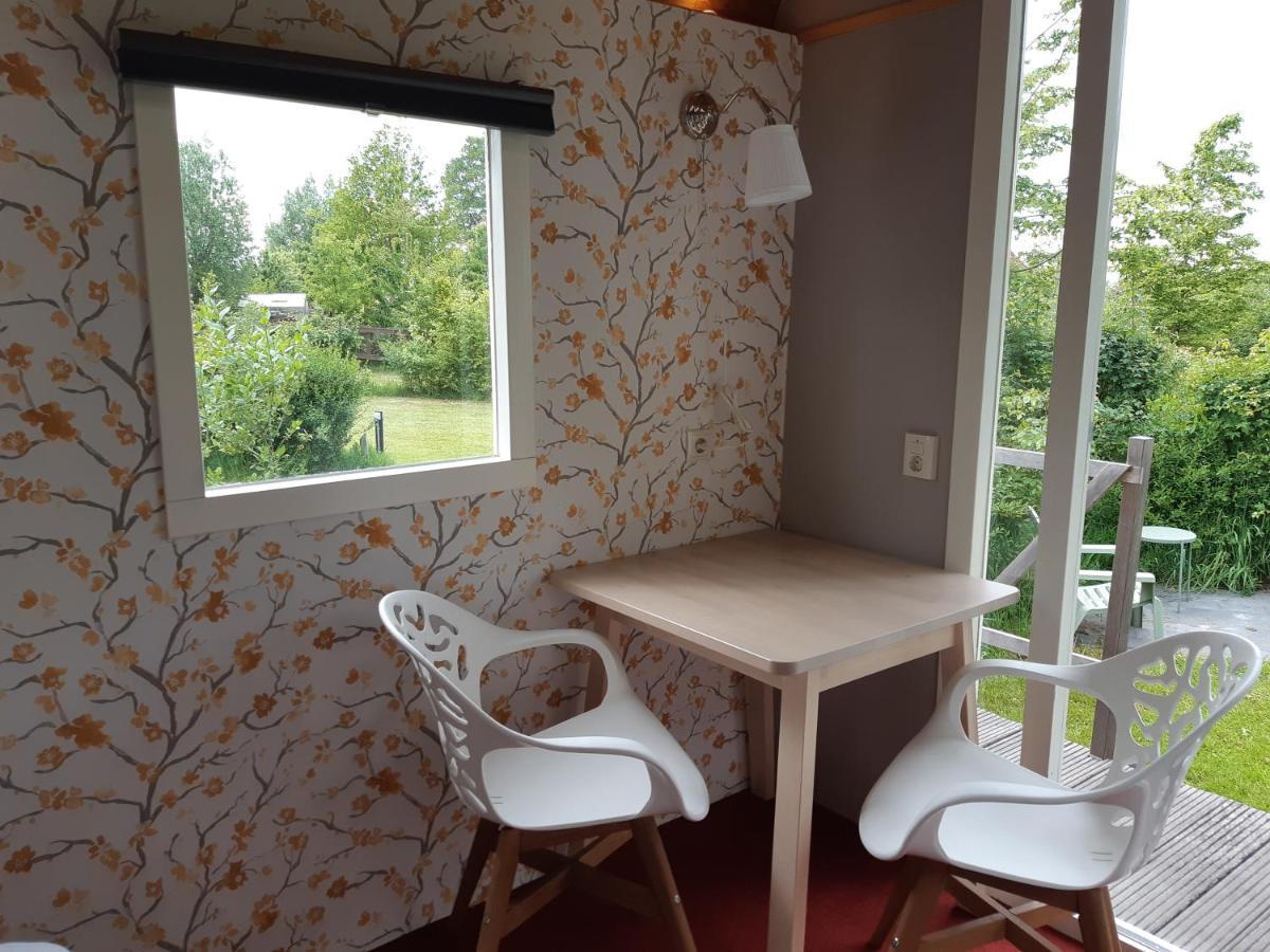 B&B Pipowagen "Het Wellnesst" Op Wellness Camping En B&B Stoltenborg Meddo Екстер'єр фото